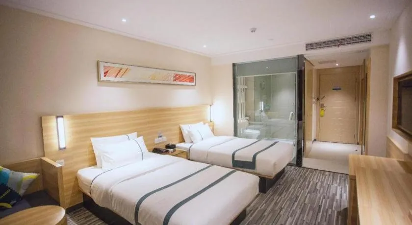 Bed in City Comfort Inn Qichun Experimental Middle School