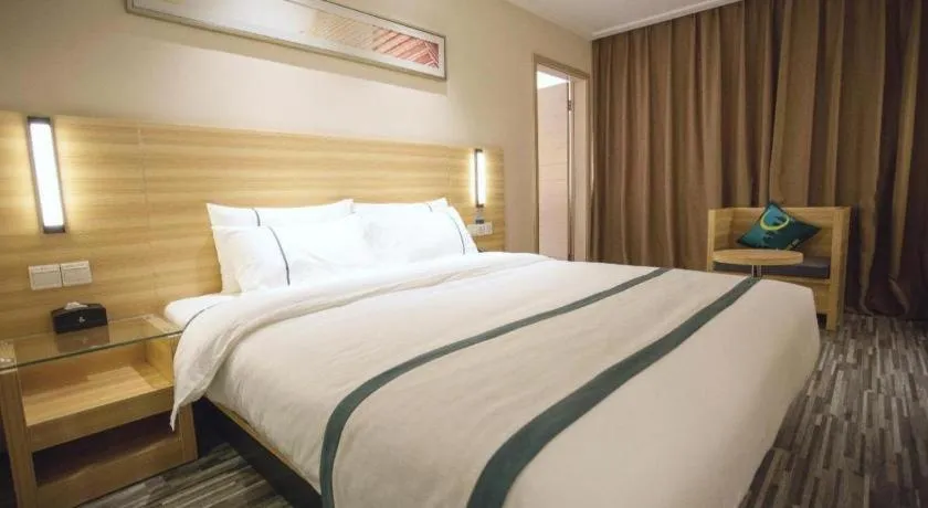 Bed in City Comfort Inn Qichun Experimental Middle School