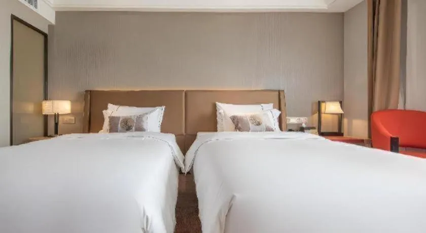 Bed in E-Cheng Hotel Xiaogan Hanchuan Renming Road