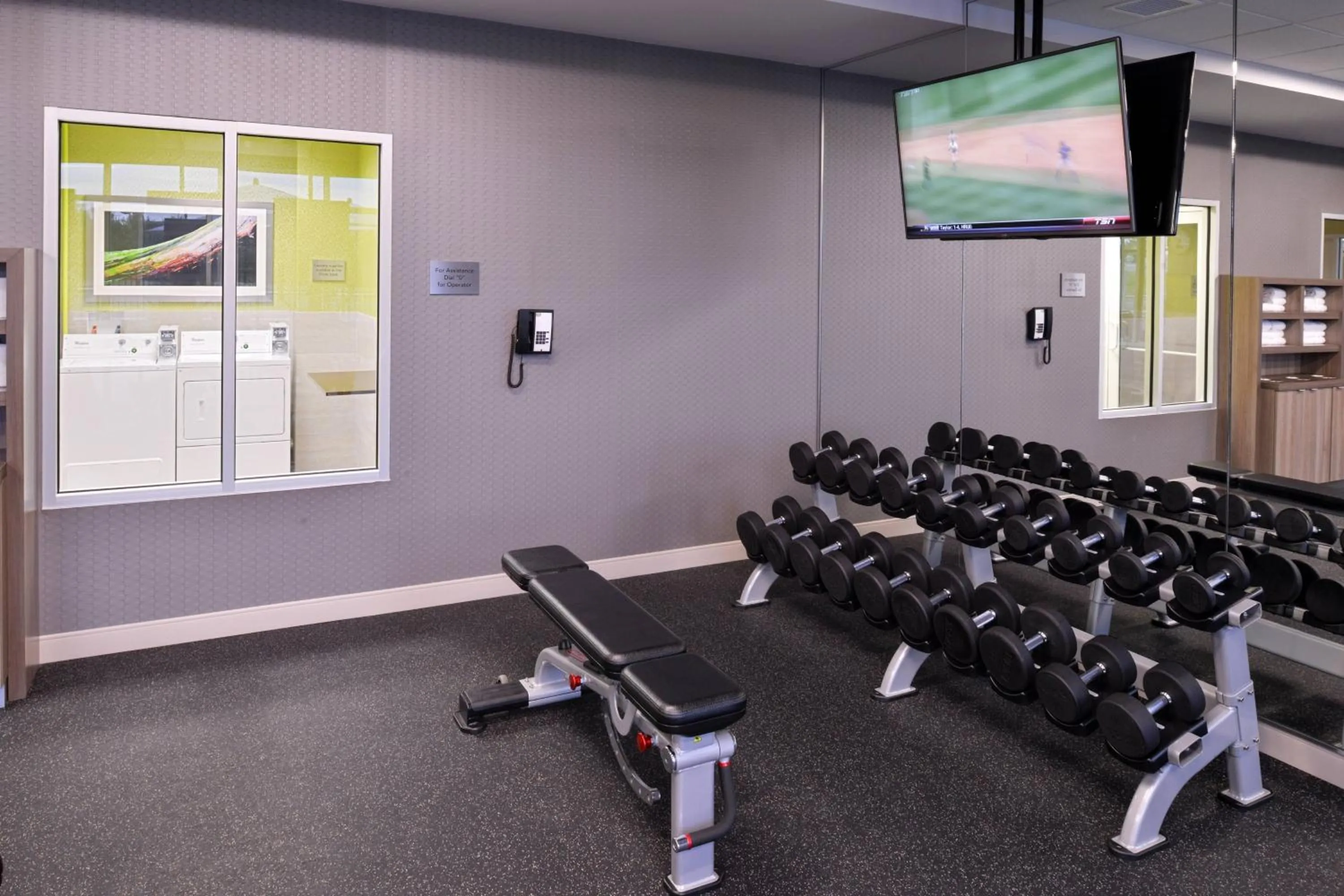 Fitness centre/facilities in Courtyard by Marriott Saskatoon Airport