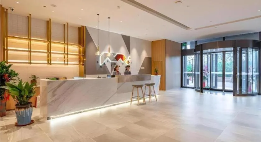 Bed in Borrman Hotel Jining Rencheng District Government Zhongde Plaza