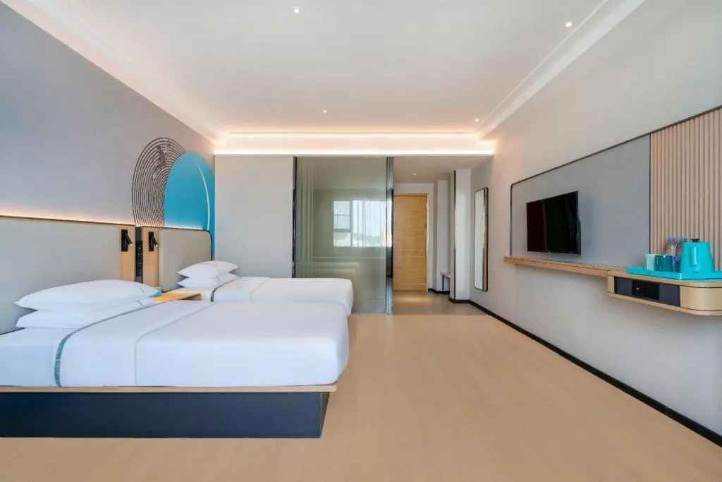 Bed in City Comfort Inn Yangjiang Yangxi Renmin Road Triumph Plaza