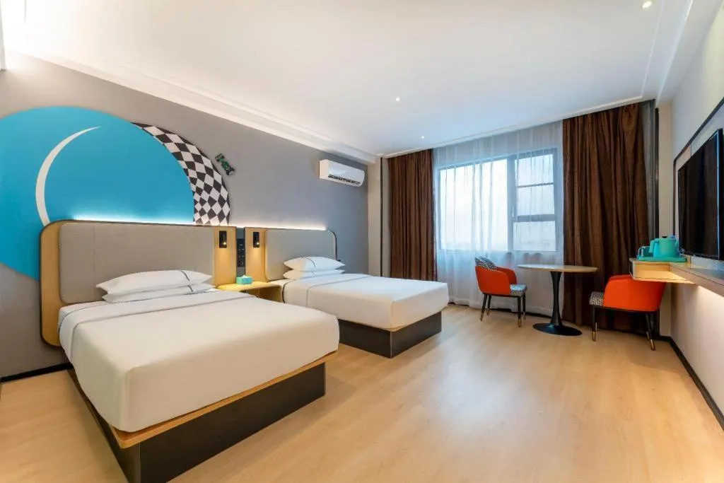 Bed in City Comfort Inn Yangjiang Yangxi Renmin Road Triumph Plaza