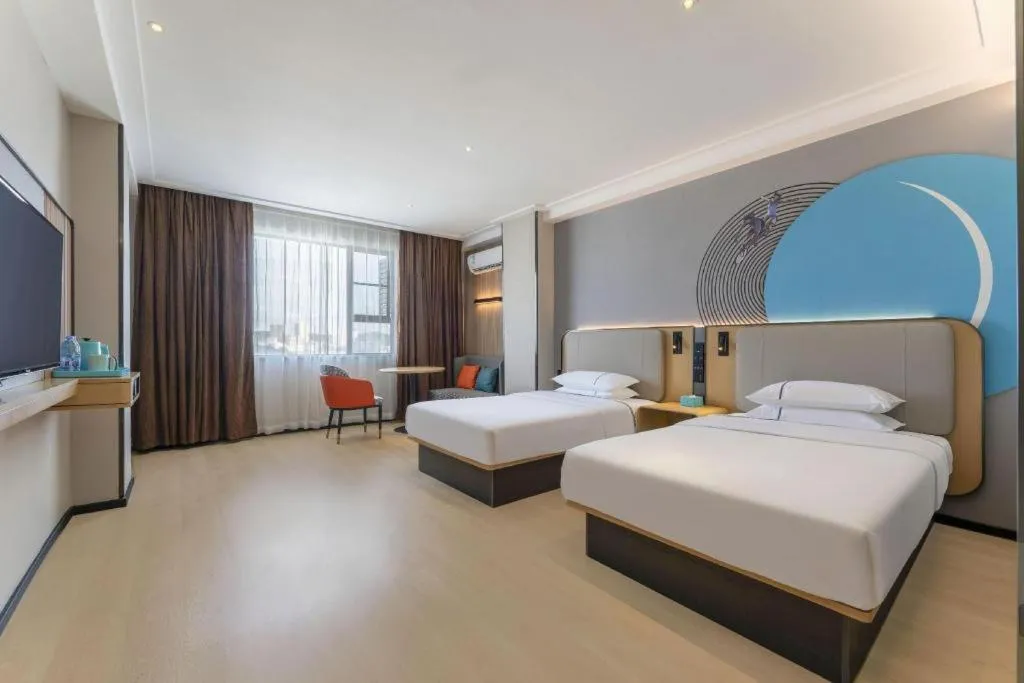 Bed in City Comfort Inn Yangjiang Yangxi Renmin Road Triumph Plaza