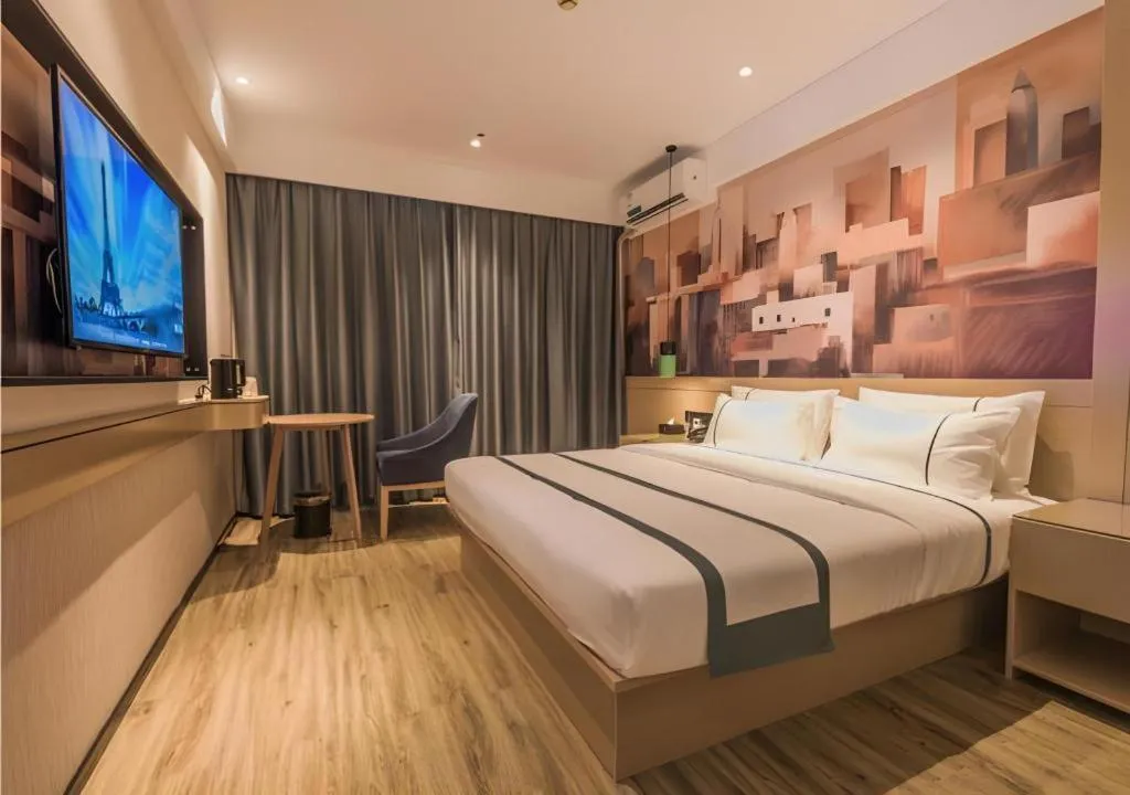 Bed in City Comfort Inn Kunshan Development Zone Penglang Xinxing Middle Road
