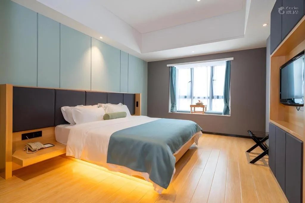 Bed in Immersing Hotels & Resort Yunzhu Meiyuan Wuyishan Impression Dahongpao