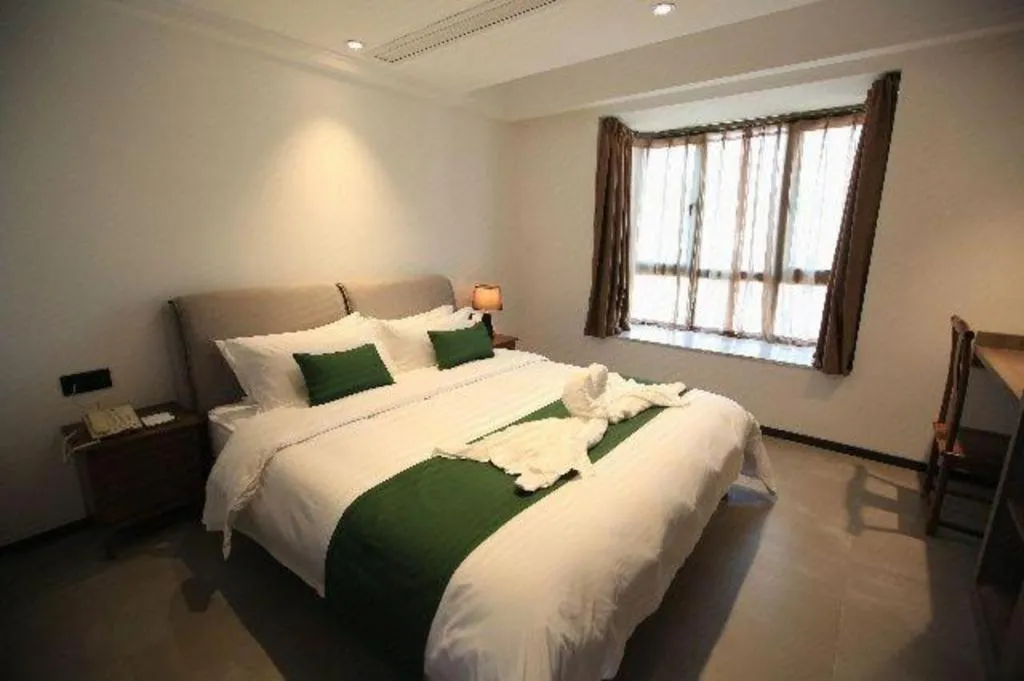 Bed in Immersing Hotels & Resort Yunzhu Meiyuan Wuyishan Impression Dahongpao