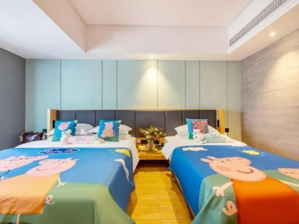 Bed in Immersing Hotels & Resort Yunzhu Meiyuan Wuyishan Impression Dahongpao