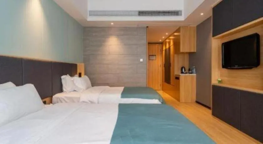 Bed in Immersing Hotels & Resort Yunzhu Meiyuan Wuyishan Impression Dahongpao