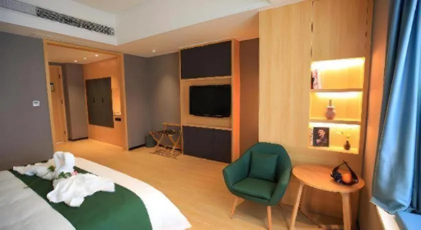 Bed in Immersing Hotels & Resort Yunzhu Meiyuan Wuyishan Impression Dahongpao