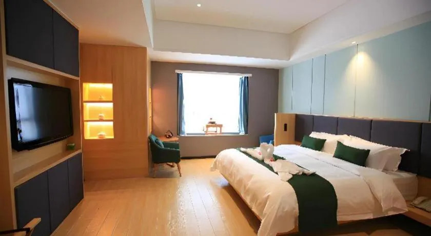 Bed in Immersing Hotels & Resort Yunzhu Meiyuan Wuyishan Impression Dahongpao