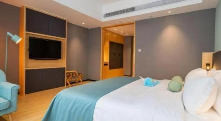 Bed in Immersing Hotels & Resort Yunzhu Meiyuan Wuyishan Impression Dahongpao