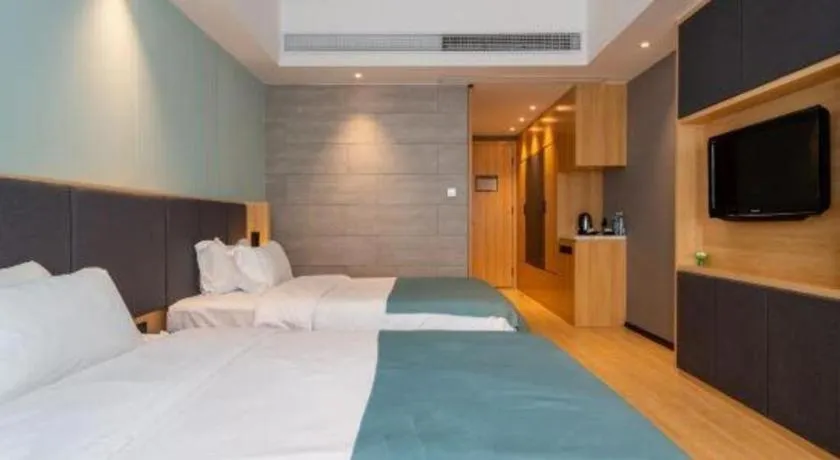 Bed in Immersing Hotels & Resort Yunzhu Meiyuan Wuyishan Impression Dahongpao