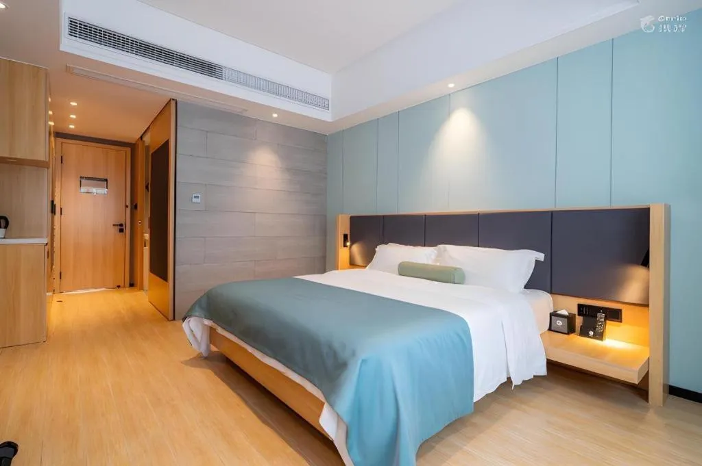 Bed in Immersing Hotels & Resort Yunzhu Meiyuan Wuyishan Impression Dahongpao