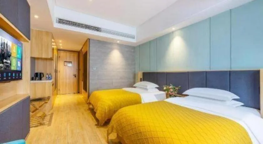 Bed in Immersing Hotels & Resort Yunzhu Meiyuan Wuyishan Impression Dahongpao