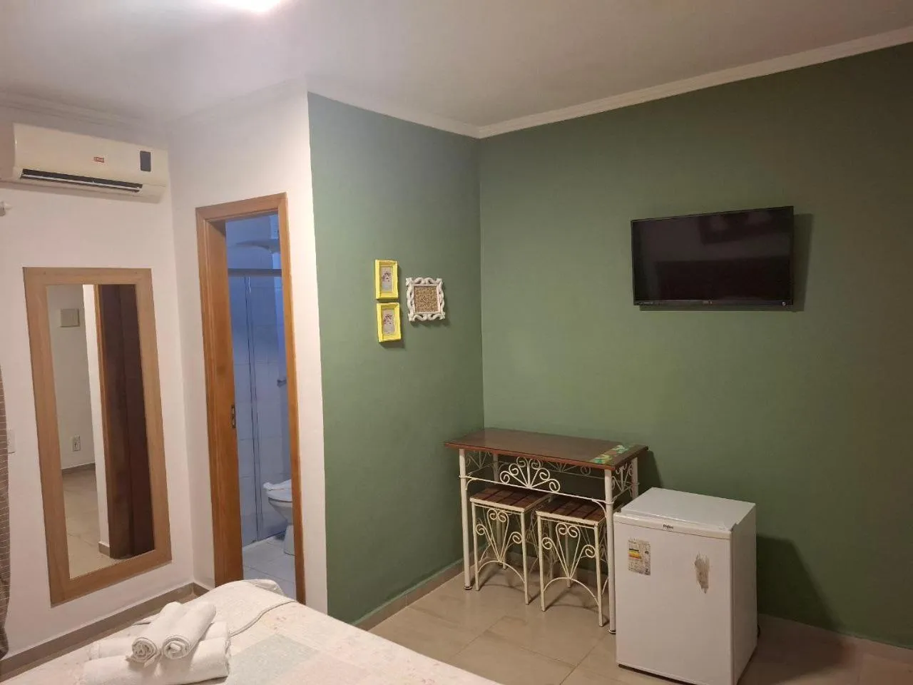 Bed in Pousada Villa Virgínia Guarujá