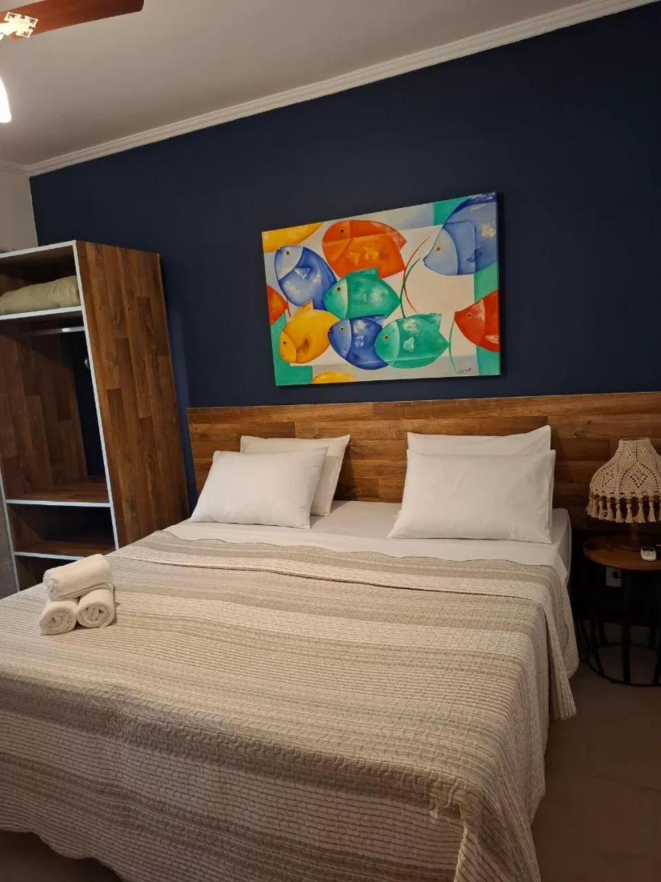 Bed in Pousada Villa Virgínia Guarujá