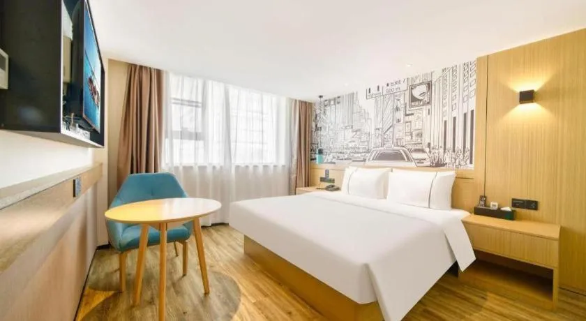 Bed in City Comfort Inn Kunshan High-speed Railway Station Renmin Road