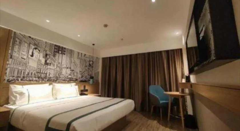 Bed in City Comfort Inn Kunshan High-speed Railway Station Renmin Road