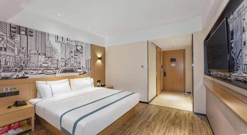 Bed in City Comfort Inn Kunshan High-speed Railway Station Renmin Road