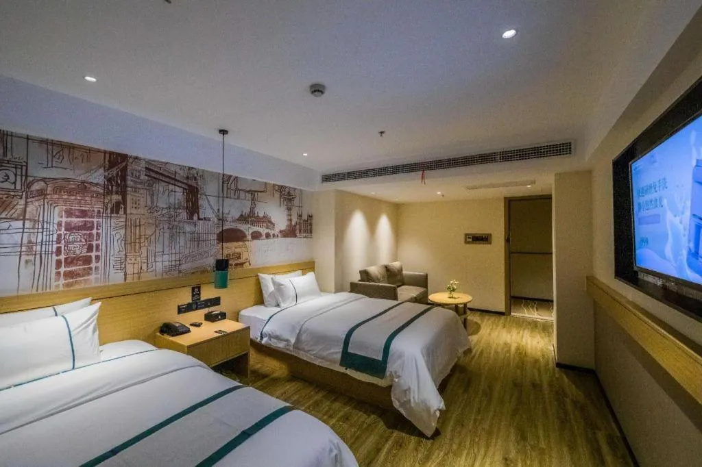 Bed in City Comfort Inn Kunshan High-speed Railway Station Renmin Road