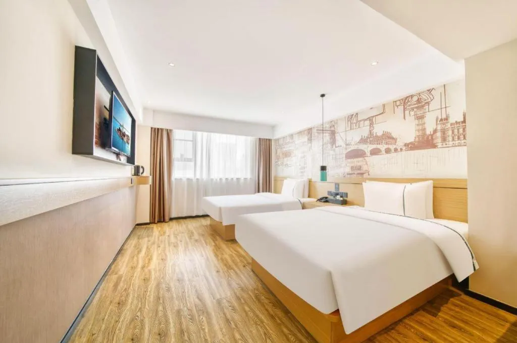 Bed in City Comfort Inn Kunshan High-speed Railway Station Renmin Road