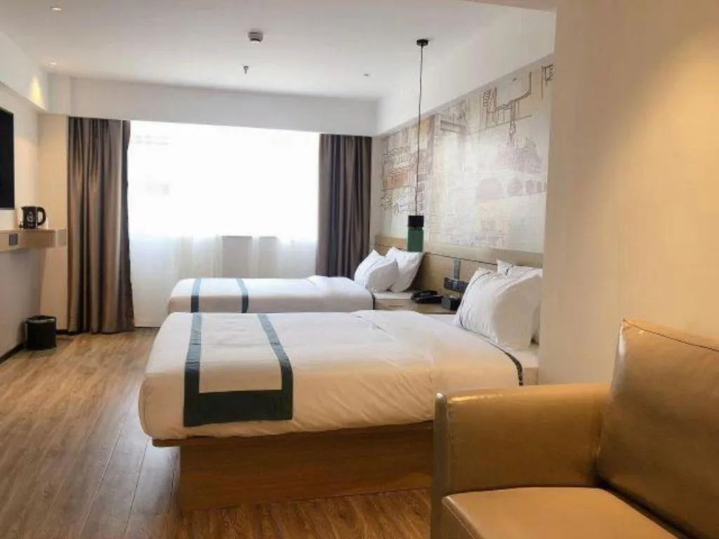 Bed in City Comfort Inn Kunshan High-speed Railway Station Renmin Road