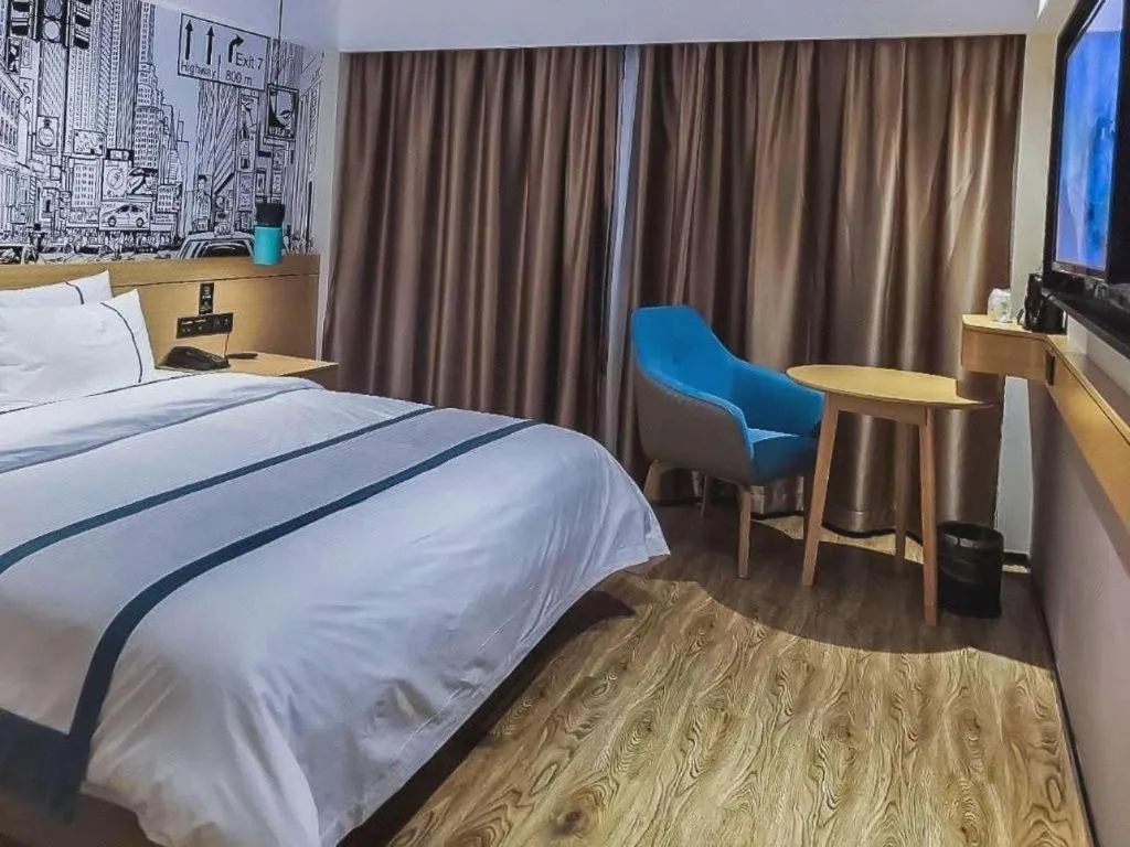 Bed in City Comfort Inn Kunshan High-speed Railway Station Renmin Road