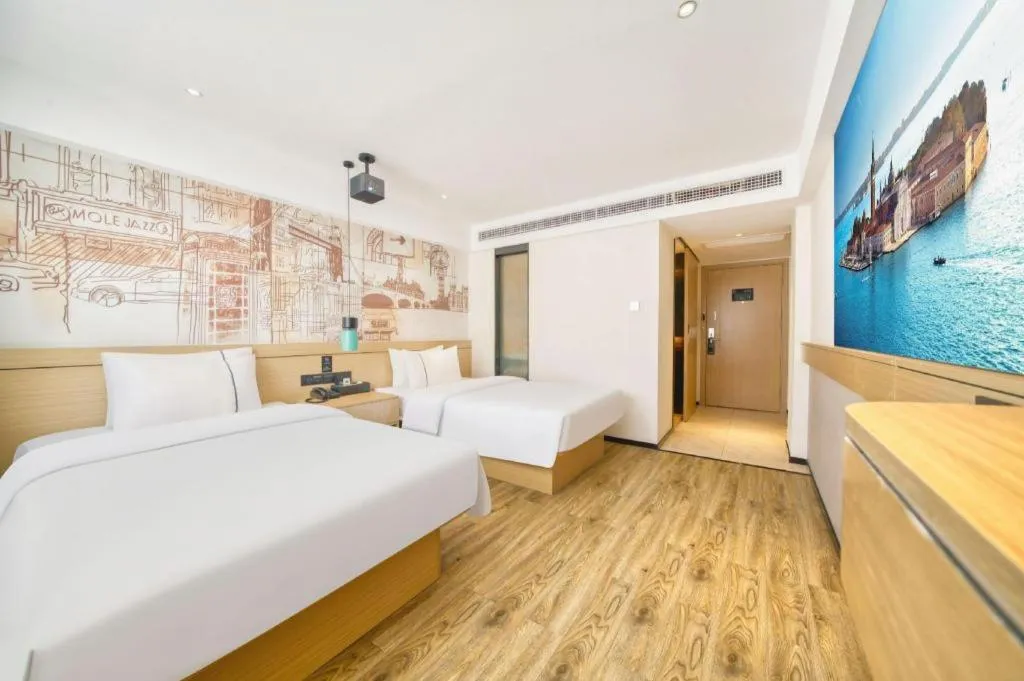 Bed in City Comfort Inn Kunshan High-speed Railway Station Renmin Road