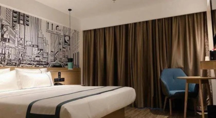 Bed in City Comfort Inn Kunshan High-speed Railway Station Renmin Road