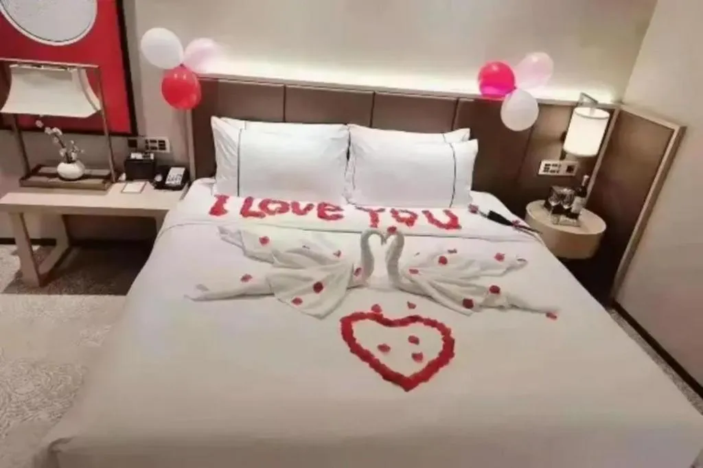 Bed in E-Cheng Hotel Yangjiang Baili Plaza