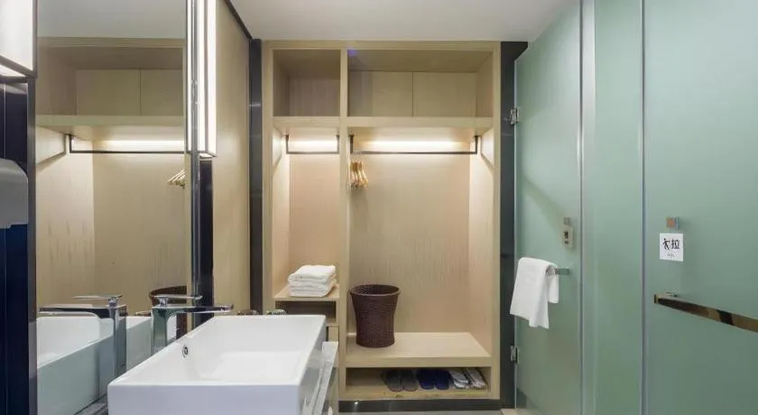 Bed in Echarm Hotel Changsha Xiangya Fushan