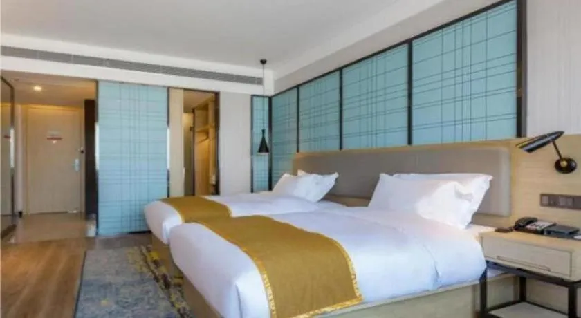 Bed in Echarm Hotel Changsha Xiangya Fushan