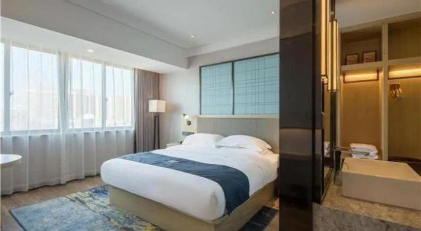 Bed in Echarm Hotel Changsha Xiangya Fushan