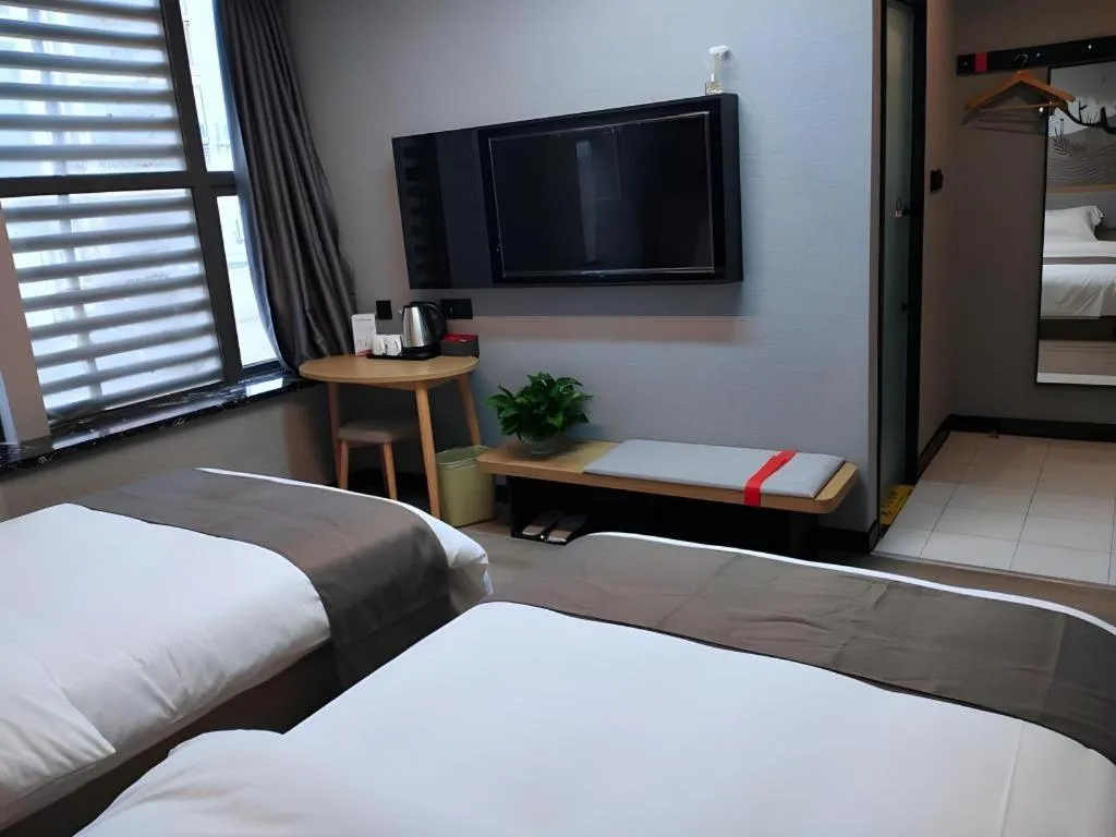 Bed in Thank Inn Hotel Jiangsu Suzhou Industrial Park Xinpu Road