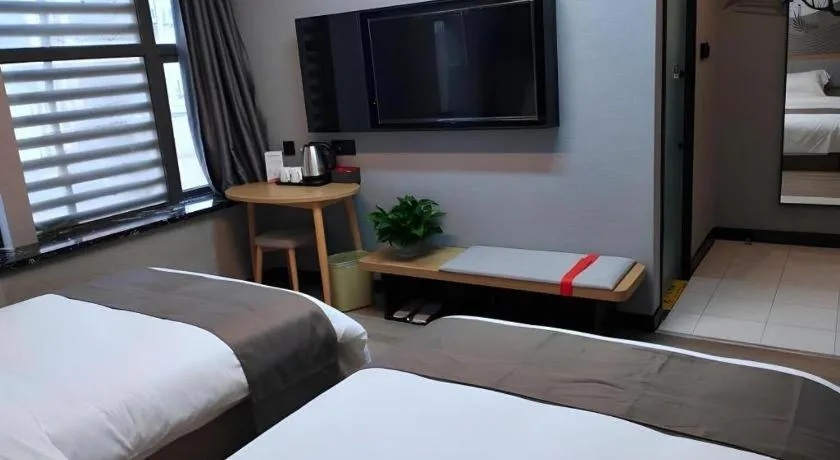 Bed in Thank Inn Hotel Jiangsu Suzhou Industrial Park Xinpu Road