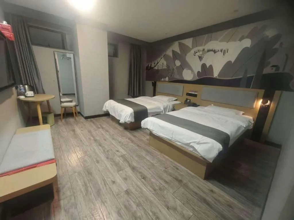 Bed in Thank Inn Hotel Jiangsu Suzhou Industrial Park Xinpu Road