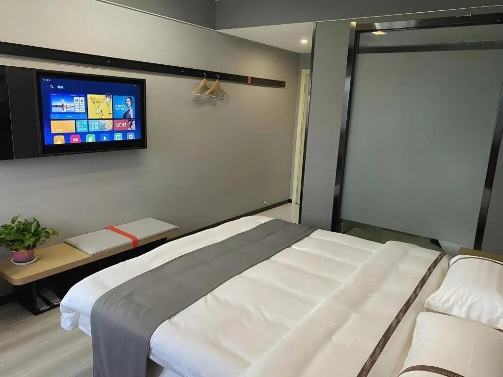 Bed in Thank Inn Hotel Anqing Guangcai Big Market Passenger Center