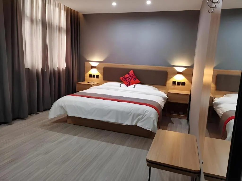 Bed in Jun Hotel Henan Sanmenxia Dennis Plaza