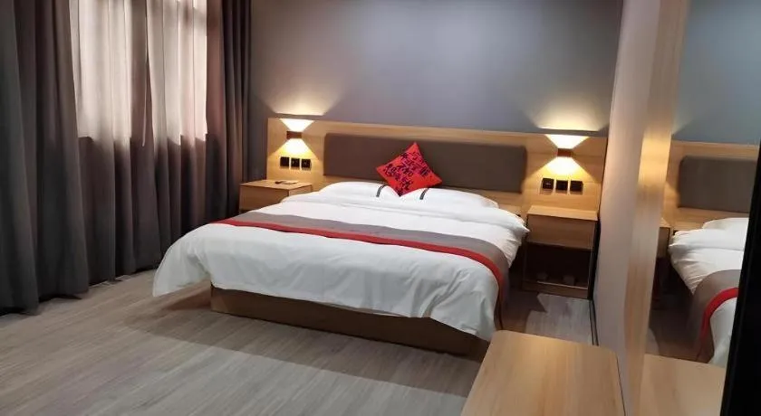 Bed in Jun Hotel Henan Sanmenxia Dennis Plaza