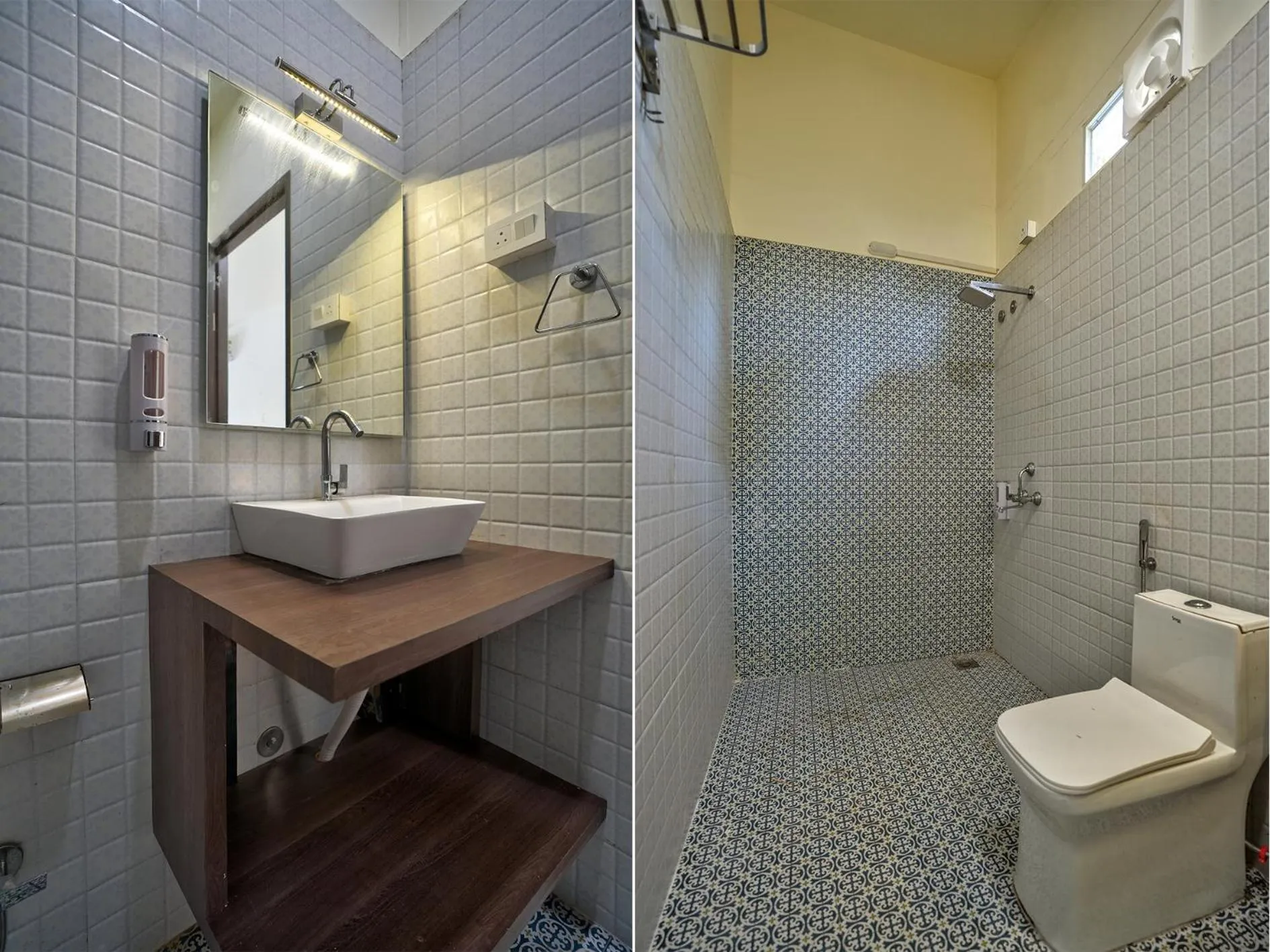 Shower in Amore Serenity Resort