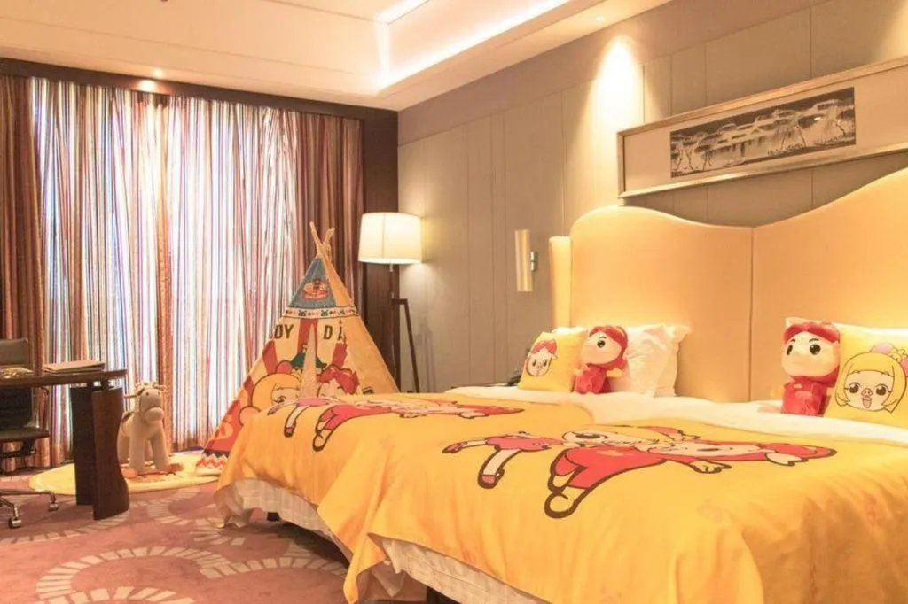 Bed in Bairun Zhenjiang International Hotel