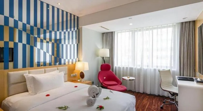 Bed in Xingtai Yuehai Hotel