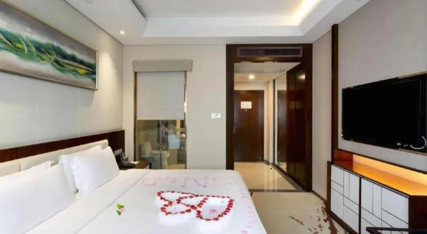 Bed in Xingtai Yuehai Hotel