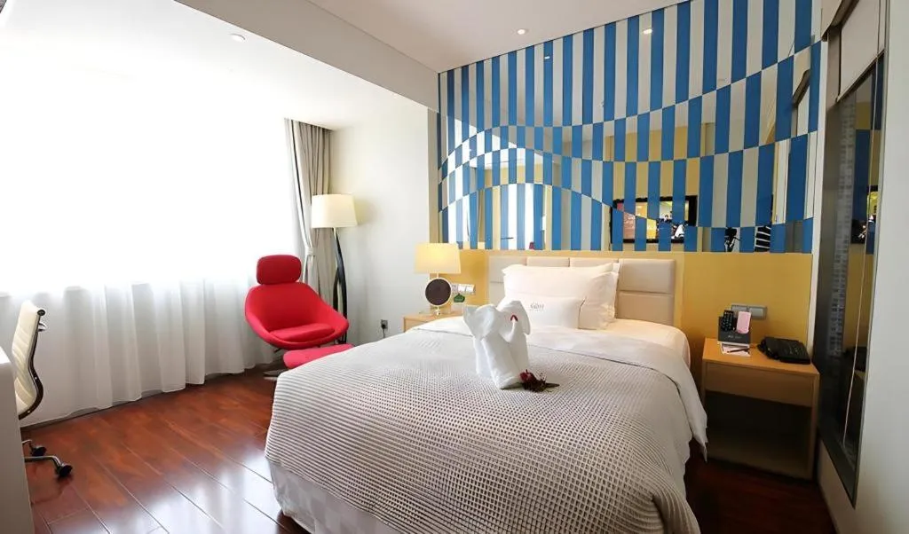 Bed in Xingtai Yuehai Hotel