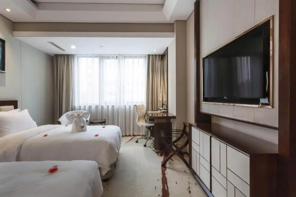 Bed in Xingtai Yuehai Hotel