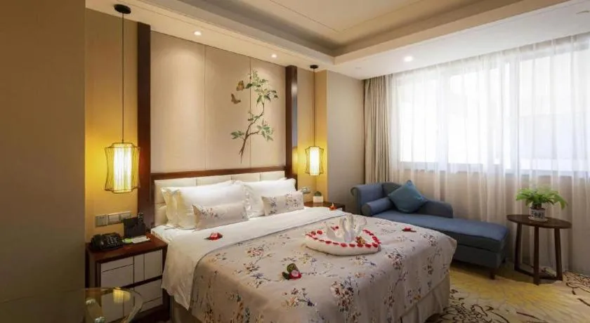 Bed in Xingtai Yuehai Hotel