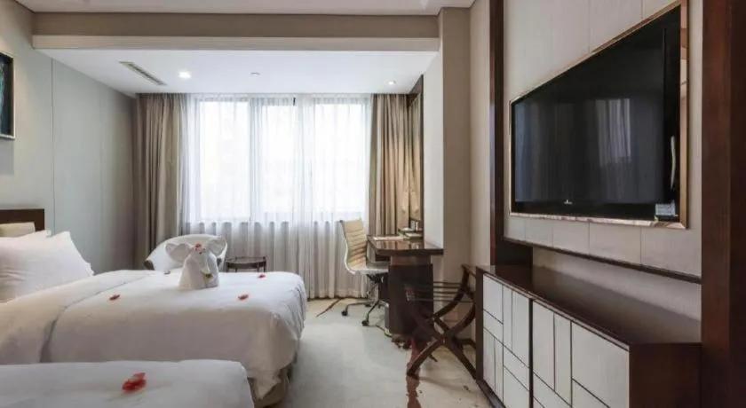 Bed in Xingtai Yuehai Hotel