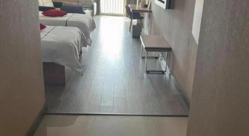 Bed in Thank Inn Hotel Shandong Heze Mudan District Bayi Road Pedestrian Street