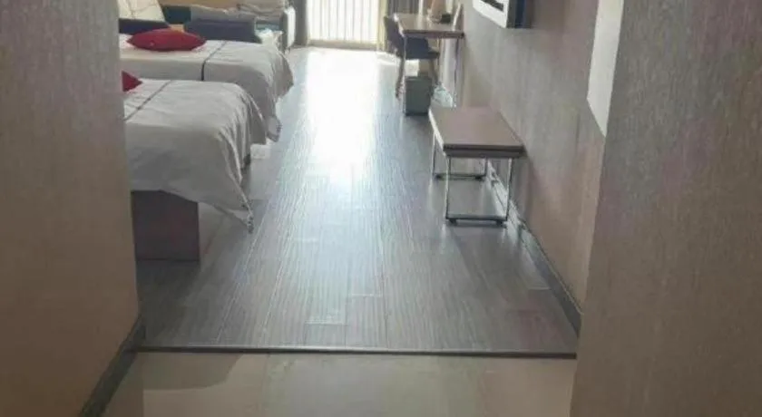Bed in Thank Inn Hotel Shandong Heze Mudan District Bayi Road Pedestrian Street